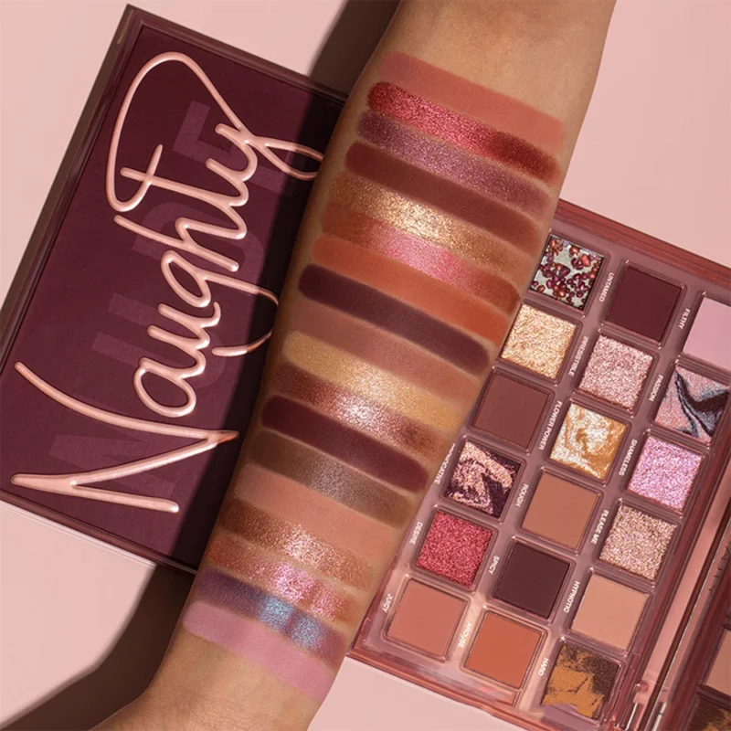 18-Color Pomegranate Eyeshadow Palette – Waterproof Shimmer & Matte Shades for Bold and Beautiful Eye Makeup