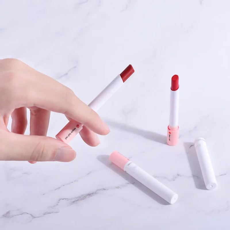 4-Color Lipstick & Lip Gloss Set – Waterproof, Long-Lasting Matte Tint for Bold & Beautiful Lips - Image 5