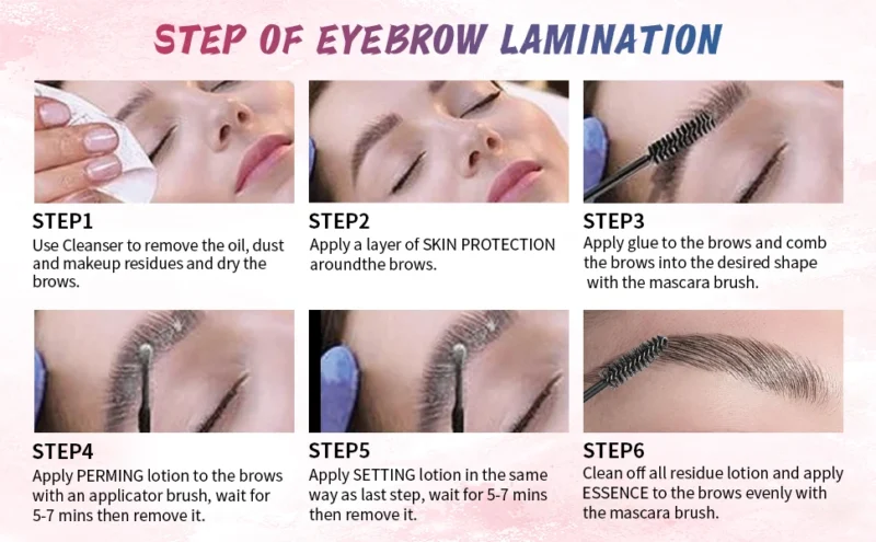 PERMANIA Eyebrow Lamination & Eyelash Lift Kit – All-in-One Perm Kit with Tools – Long-Lasting, Cruelty-Free Beauty - Image 13