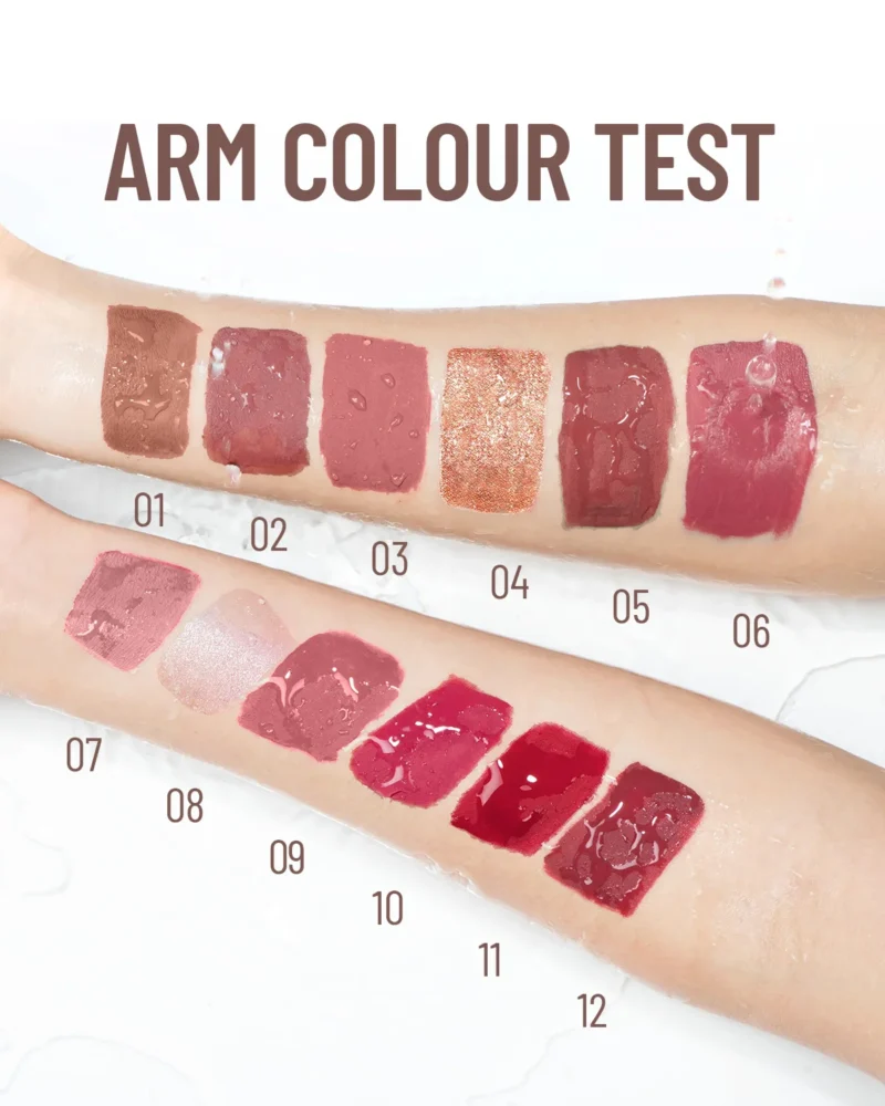 SAM SUGAR 12pcs Multi-Color Lip Gloss Set – Matte Velvet, Waterproof, Long-Lasting Lipstick - Image 14