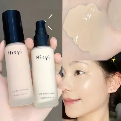 Liquid Foundation - Natural Coverage, Conceals Flaws & Blemishes, No Powder, Flawless Finish