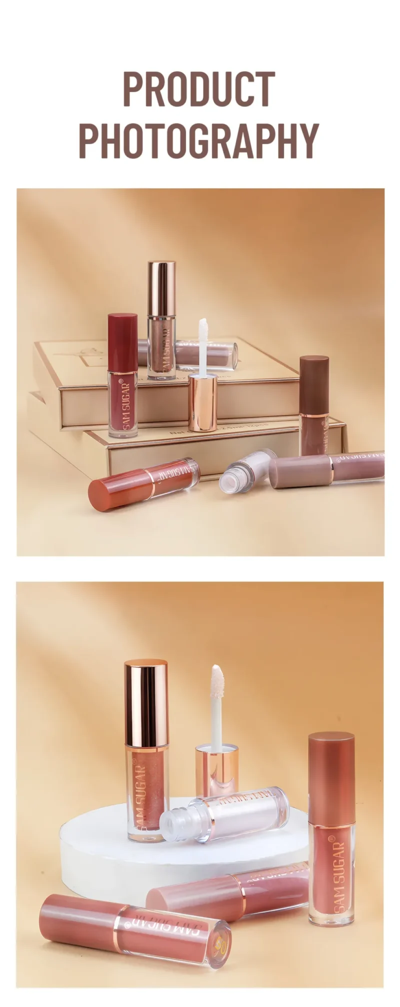 SAM SUGAR 12pcs Multi-Color Lip Gloss Set – Matte Velvet, Waterproof, Long-Lasting Lipstick - Image 20