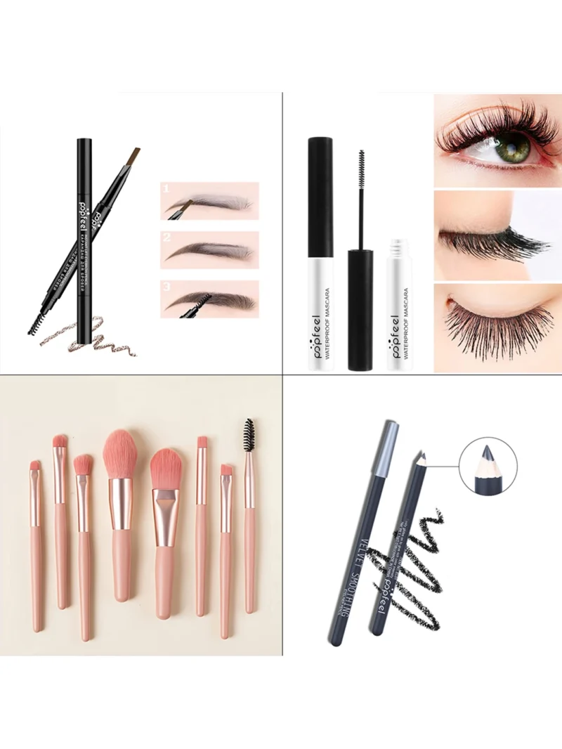 All-in-One Makeup Kit for Women – Eyeshadow, Eyebrow, Eyeliner & Mascara Set - Image 4