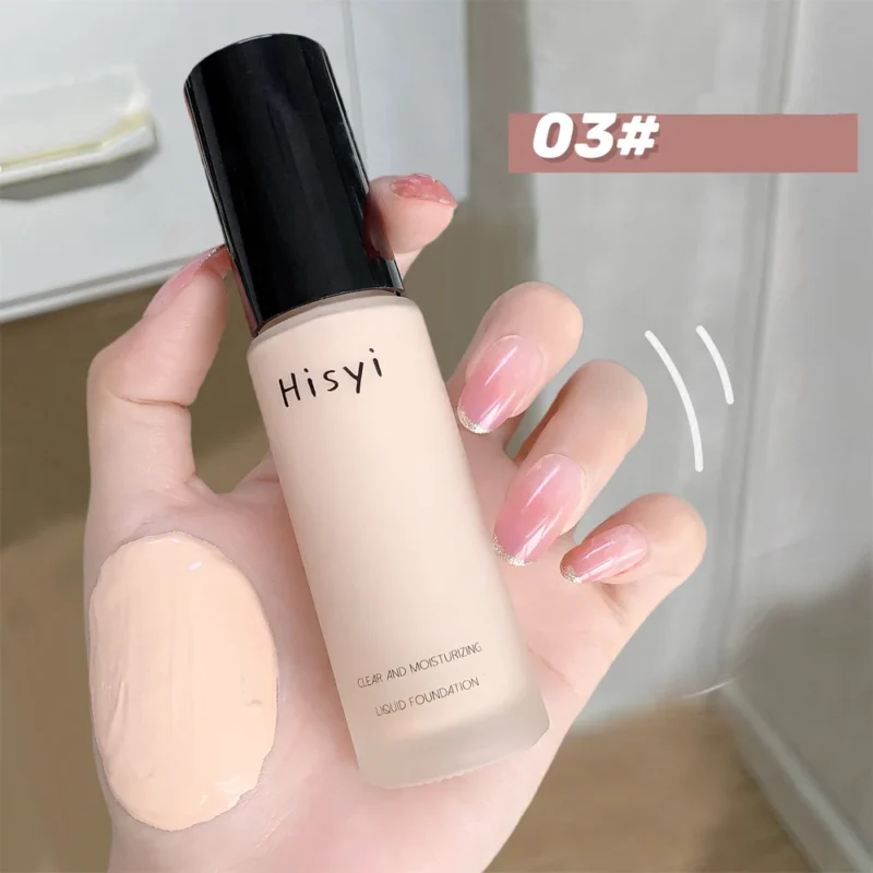 Liquid Foundation - Natural Coverage, Conceals Flaws & Blemishes, No Powder, Flawless Finish - Image 10