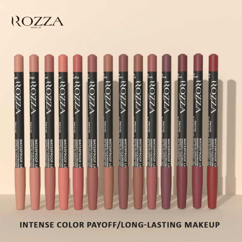 Rozza Luxury Waterproof Lip Liner Set – Precise, Weightless Application with Soft, Matte, Blendable Texture - Image 4