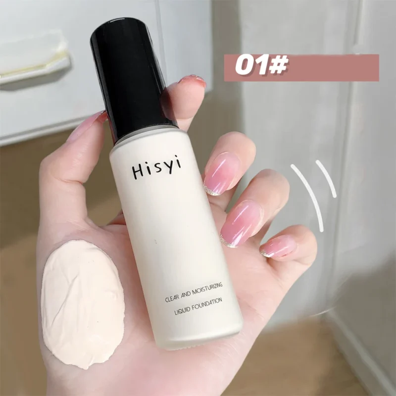 Liquid Foundation - Natural Coverage, Conceals Flaws & Blemishes, No Powder, Flawless Finish - Image 8
