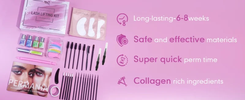 PERMANIA Eyebrow Lamination & Eyelash Lift Kit – All-in-One Perm Kit with Tools – Long-Lasting, Cruelty-Free Beauty - Image 8