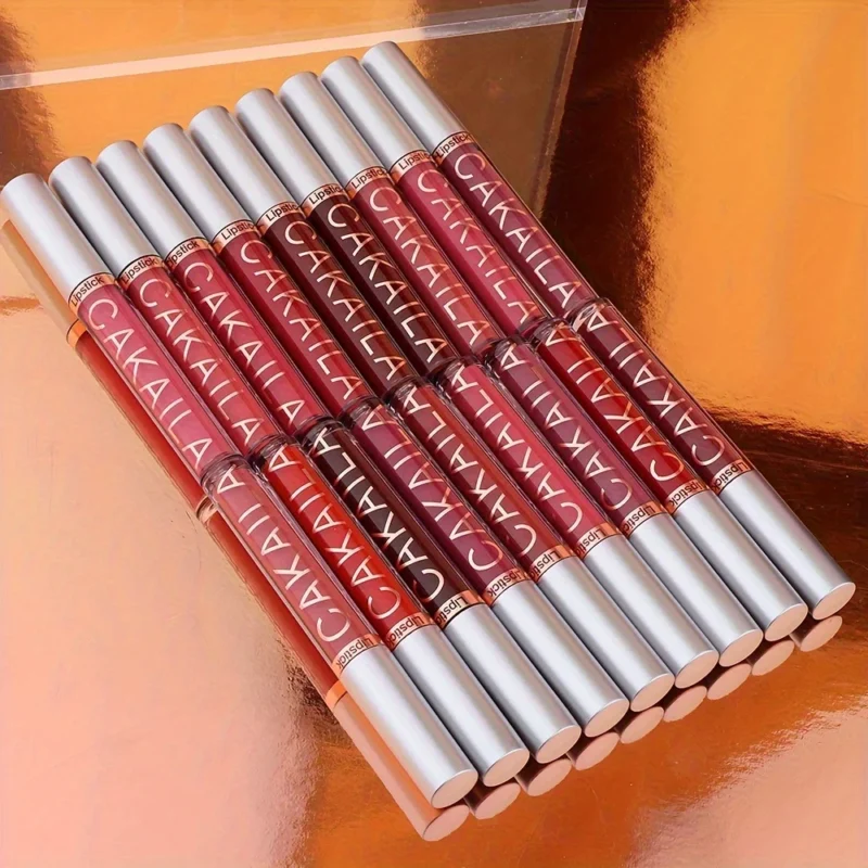 Premium 10-Piece Matte Lipstick & Lip Gloss Set – Long-Lasting, Waterproof, Non-Fading Formula - Image 4
