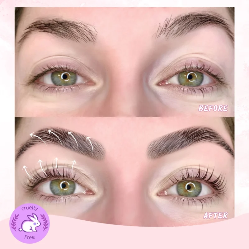 PERMANIA Eyebrow Lamination & Eyelash Lift Kit – All-in-One Perm Kit with Tools – Long-Lasting, Cruelty-Free Beauty - Image 6