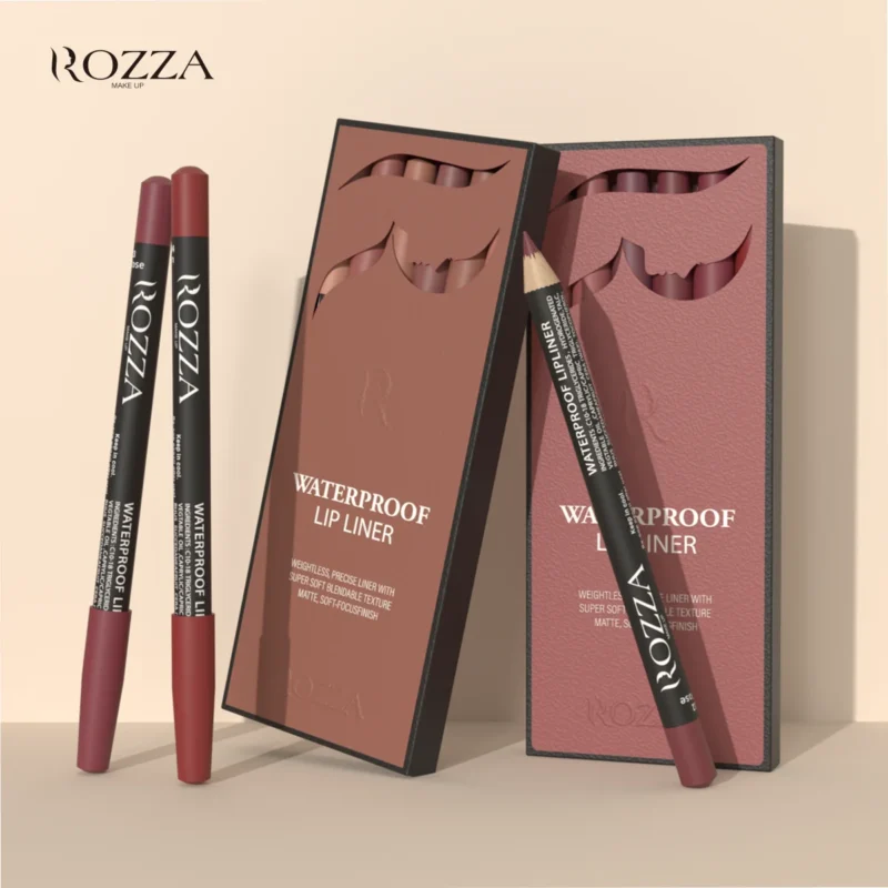 Rozza Luxury Waterproof Lip Liner Set – Precise, Weightless Application with Soft, Matte, Blendable Texture - Image 6