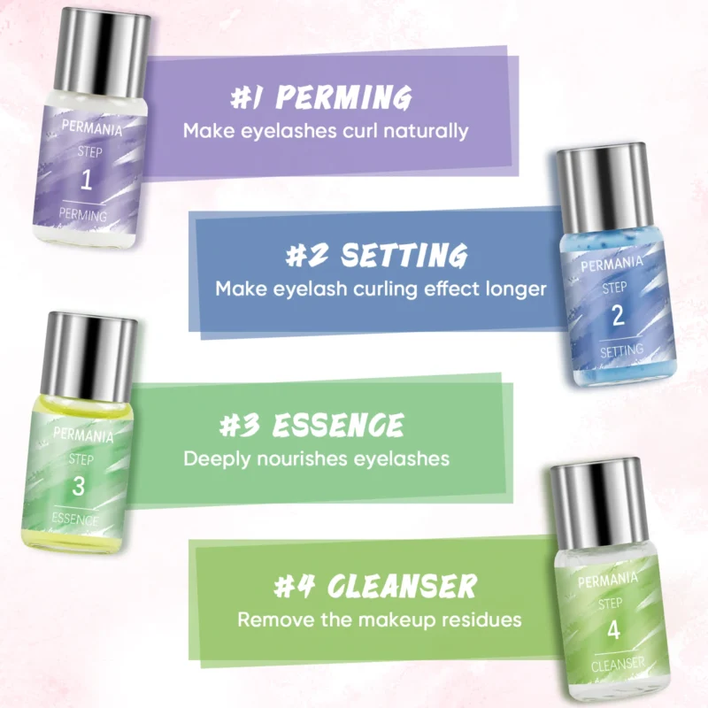 PERMANIA Eyebrow Lamination & Eyelash Lift Kit – All-in-One Perm Kit with Tools – Long-Lasting, Cruelty-Free Beauty - Image 2