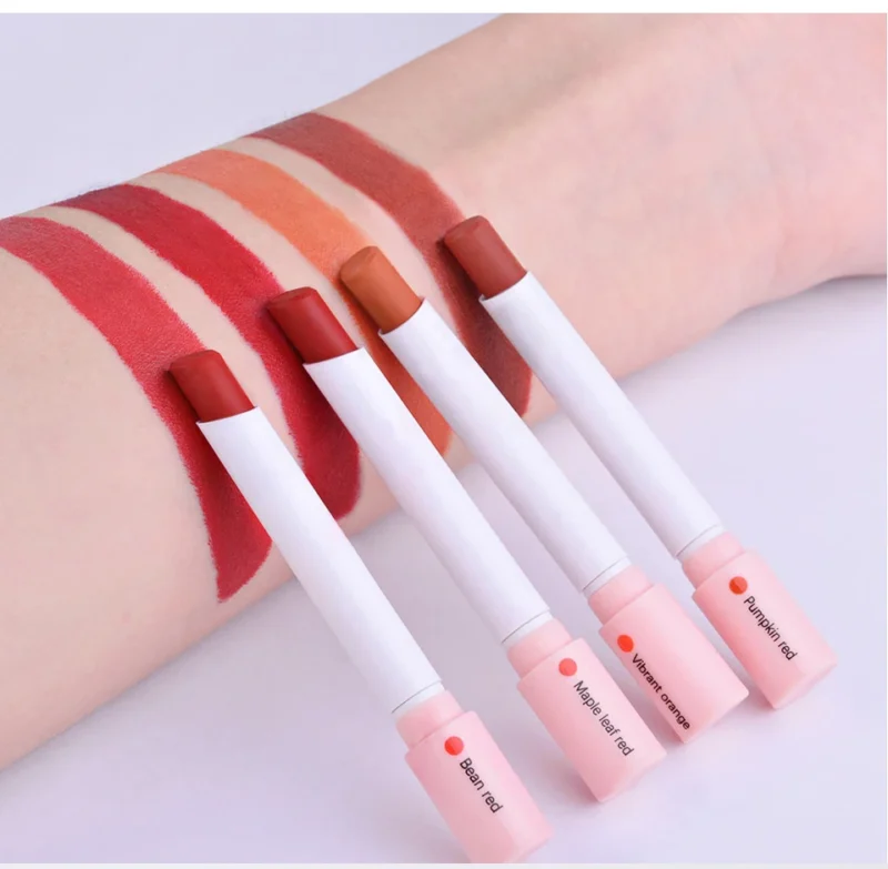 4-Color Lipstick & Lip Gloss Set – Waterproof, Long-Lasting Matte Tint for Bold & Beautiful Lips - Image 17