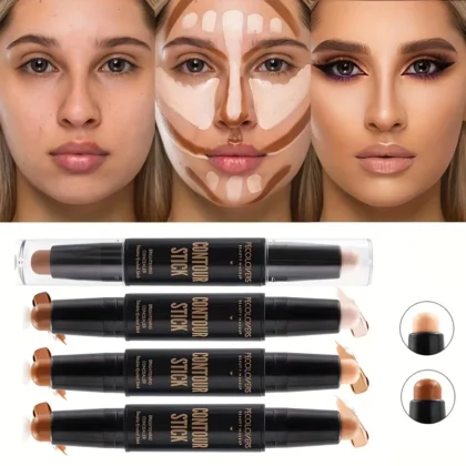 2-in-1 Face Concealer & Contour Stick – Smooth Blend, Natural Finish for Women