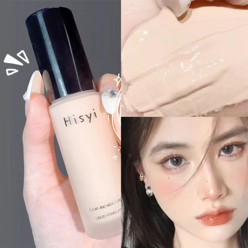 Liquid Foundation - Natural Coverage, Conceals Flaws & Blemishes, No Powder, Flawless Finish - Image 4