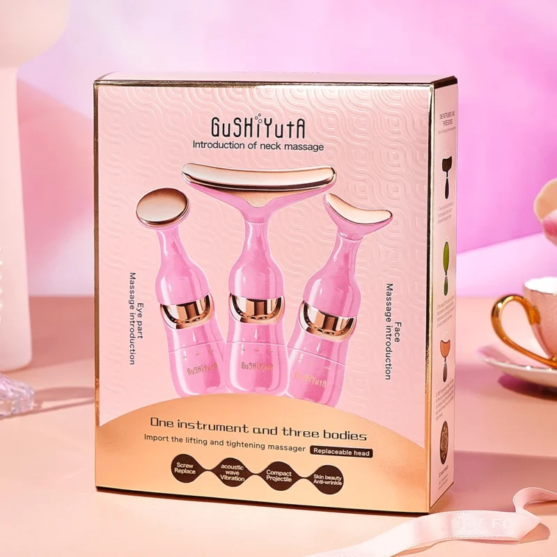 3-in-1 Beauty Massager – Face Slimming, Eye Lifting & Neck Firming EMS Device - Image 30
