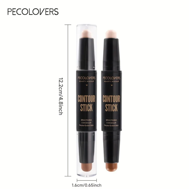 2-in-1 Face Concealer & Contour Stick – Smooth Blend, Natural Finish for Women - Image 3