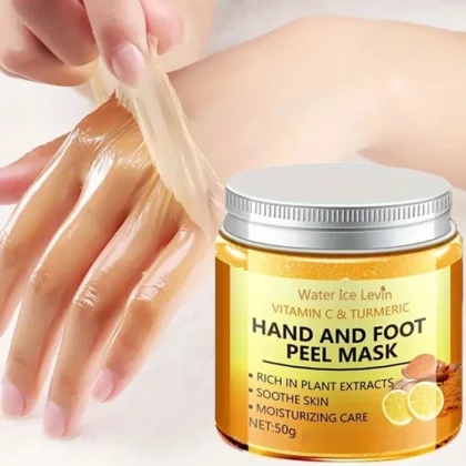 Vitamin C & Turmeric Hand & Foot Wax Mask – Brightening, Smoothing & Deep Cleansing Treatment