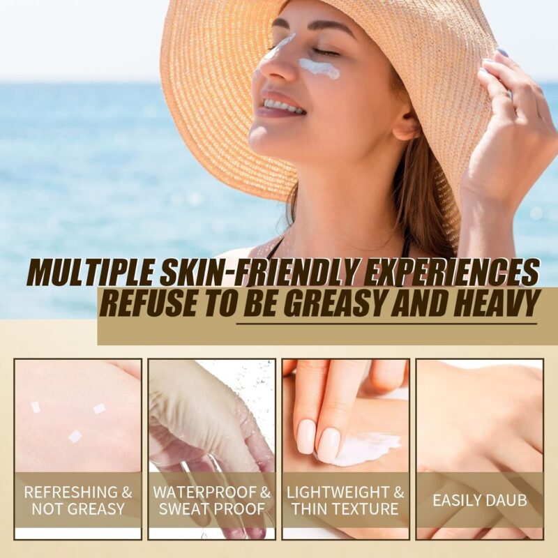 Korean Rice Probiotic SPF50+ Sunscreen – Brightening, Hydrating & UV Protection Facial Cream - Image 8